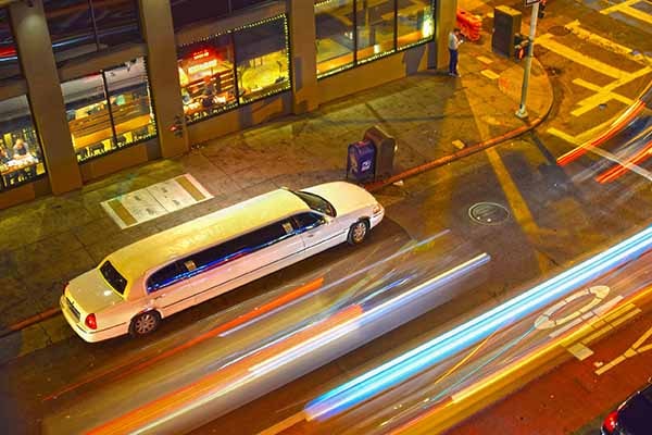 Rolling Meadows Limo Service at night